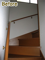 階段リフォーム前