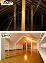 階段リフォーム前